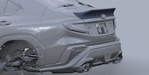 HKS Type - S Ducktail Spoiler 2022 - 2026 WRX - 53004-AF005 - Subimods.com