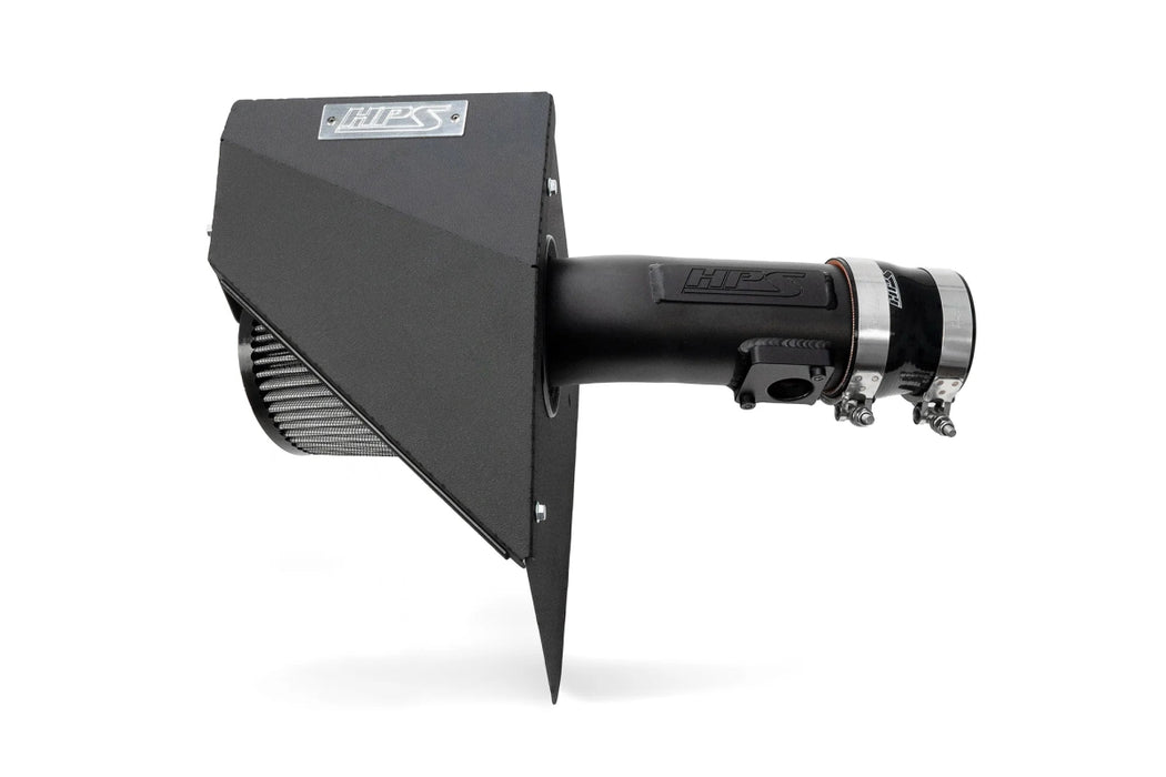 HPS Performance Air Intake Kit with Heat Shield, Polished, 827-682P