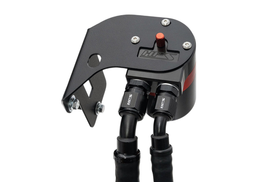 HPS Performance Aluminum Oil Catch Can Kit 2015 - 2021 WRX - 860 - 007 - Subimods.com