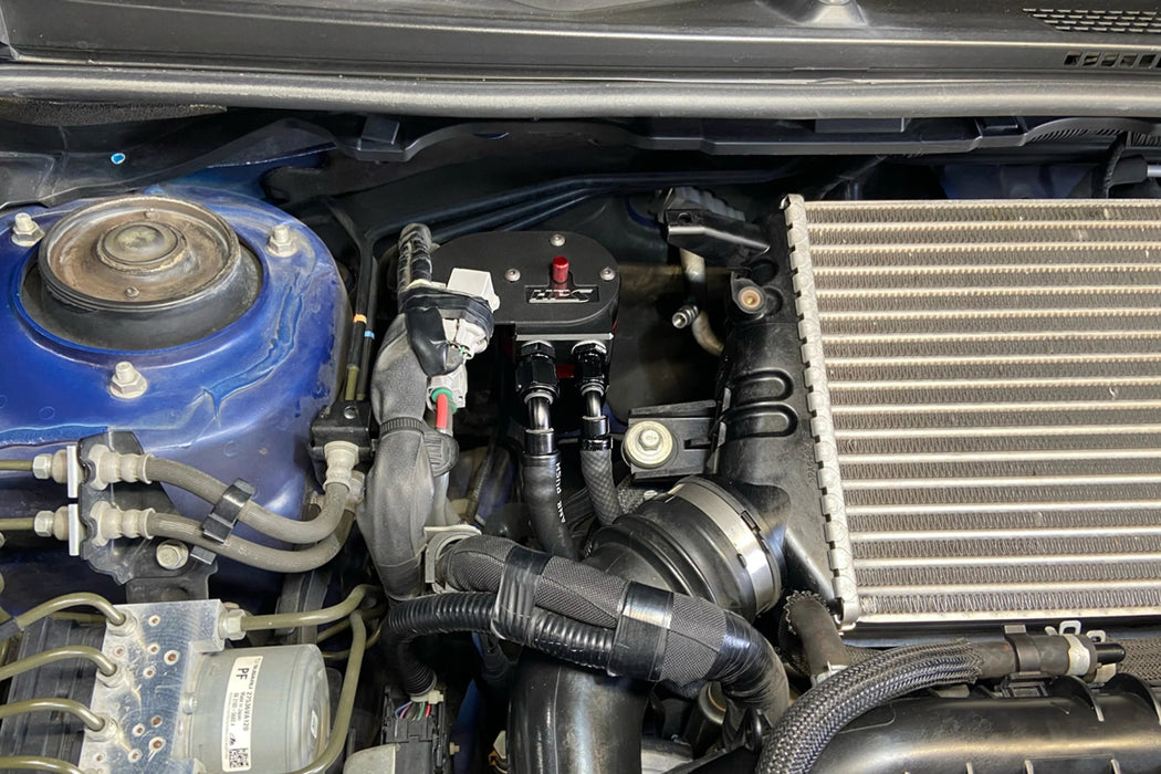 HPS Performance Aluminum Oil Catch Can Kit 2015 - 2021 WRX - 860 - 007 - Subimods.com