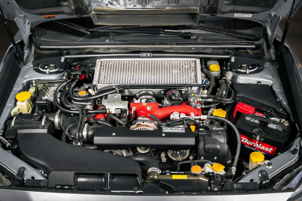 HPS Performance Aluminum Oil Catch Can Kit 2017 - 2021 STI - 860 - 008 - Subimods.com