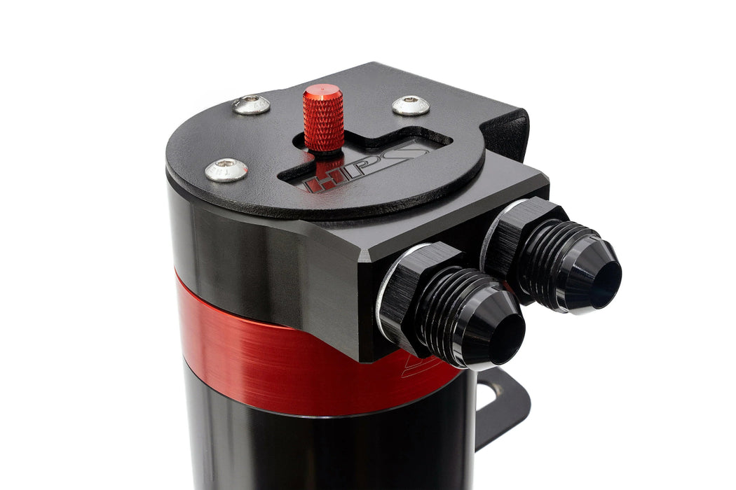 HPS Performance Aluminum Oil Catch Can Kit 2017 - 2021 STI - 860 - 008 - Subimods.com