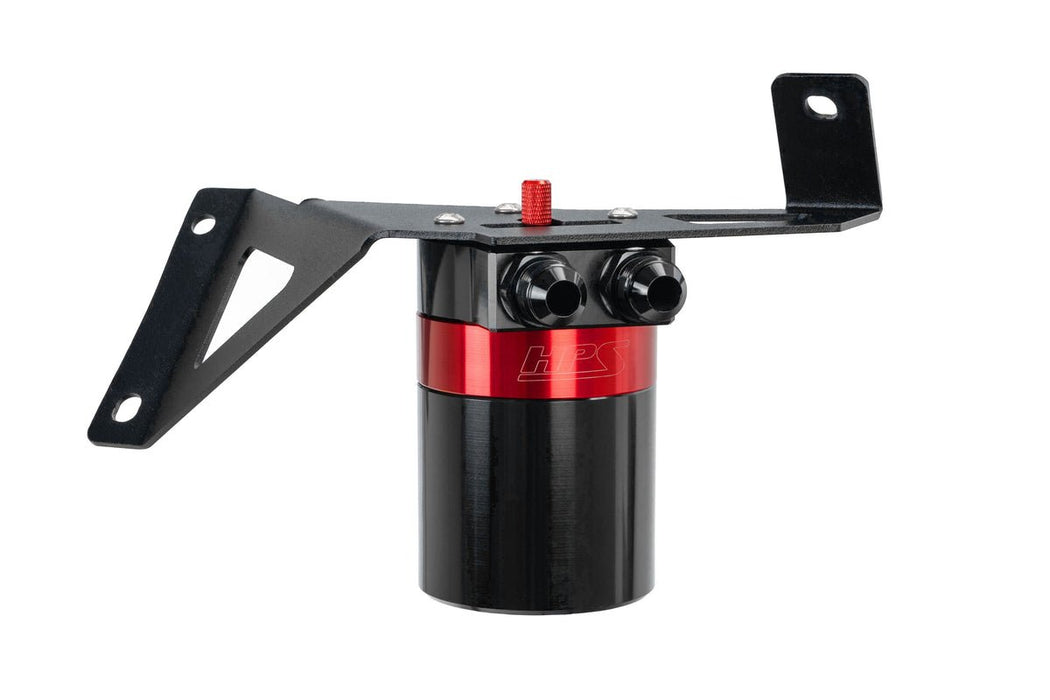 HPS Performance Aluminum Oil Catch Can Kit Black 2017 - 2026 Crosstrek / Impreza - 860-029 - Subimods.com