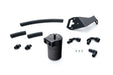 HPS Performance Aluminum Oil Catch Can Kit Black w/ Black Accent 2013 - 2020 BRZ / 2013 - 2016 FR - S / 2017 - 2020 GT86 - 860 - 030WB - Subimods.com