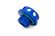 HPS Performance Billet Aluminum Oil Cap Blue Most Subaru Models - 5269-106BL - Subimods.com