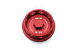 HPS Performance Billet Aluminum Oil Cap Red Most Subaru Models - 5269-106R - Subimods.com