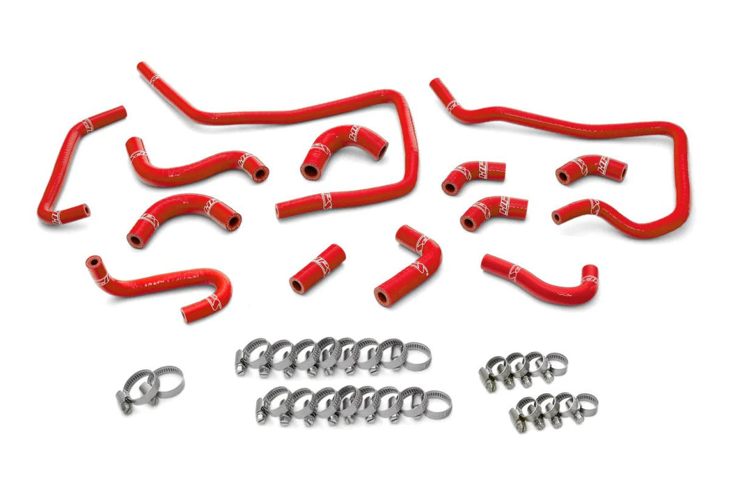 HPS Performance Silicone Ancillary Hose Kit Red 2002 - 2003 WRX - 57-1805-RED - Subimods.com