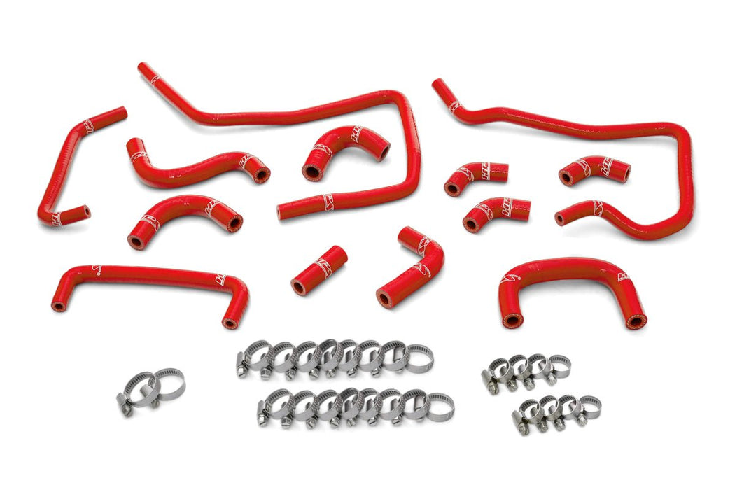 HPS Performance Silicone Ancillary Hose Kit Red 2005 WRX / 2005 STI - 57-1807-RED - Subimods.com