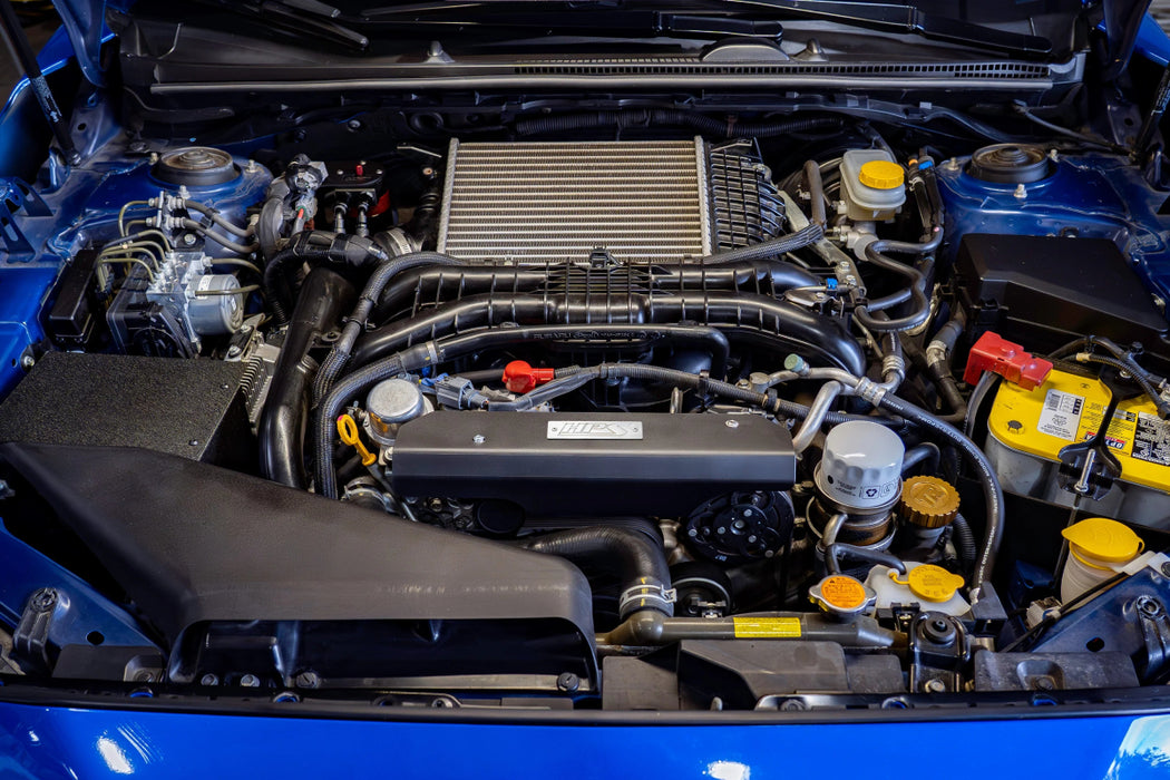 HPS Pulley Belt Cover Black 2015 - 2021 WRX - 71 - 102WB - Subimods.com