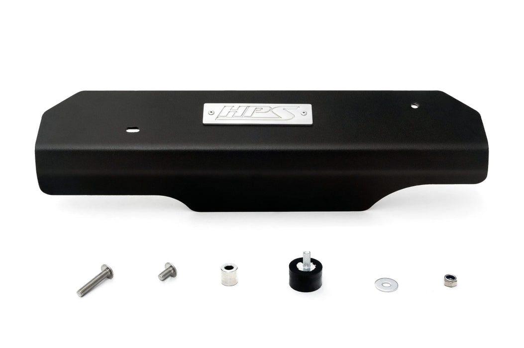 HPS Pulley Belt Cover Black 2015 - 2021 WRX - 71 - 102WB - Subimods.com