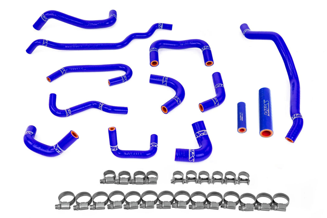 HPS Silicone Ancillary Coolant Hose Kit Blue 2008 - 2014 WRX / 2008 - 2014 STI - 57 - 2131 - BLUE - Subimods.com
