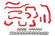 HPS Silicone Ancillary Coolant Hose Kit Red 2008 - 2014 WRX / 2008 - 2014 STI - 57 - 2131 - RED - Subimods.com
