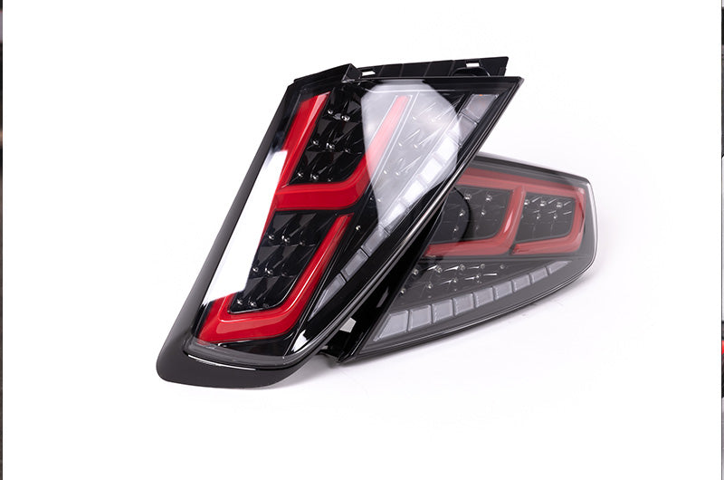 OLM Spec-AR LED Taillights Clear Lens, Black Base, Red Bar 2022-2025 WRX
