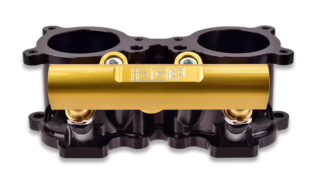 Iag Fuel Rails IAG V3 Top Feed Fuel Rails Gold for WRX STI 2002-21 — Subimods.com