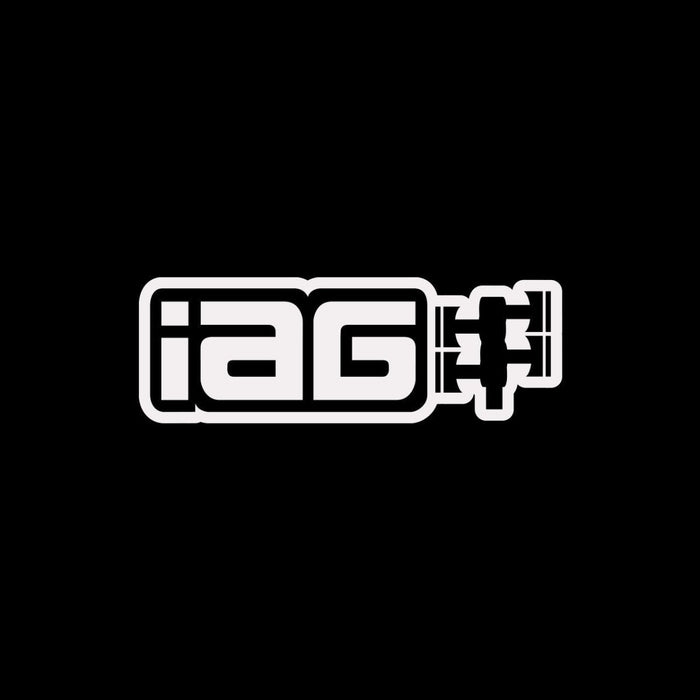 IAG 12" Die Cut Sticker - IAG-AWS-1210GBK - Subimods.com