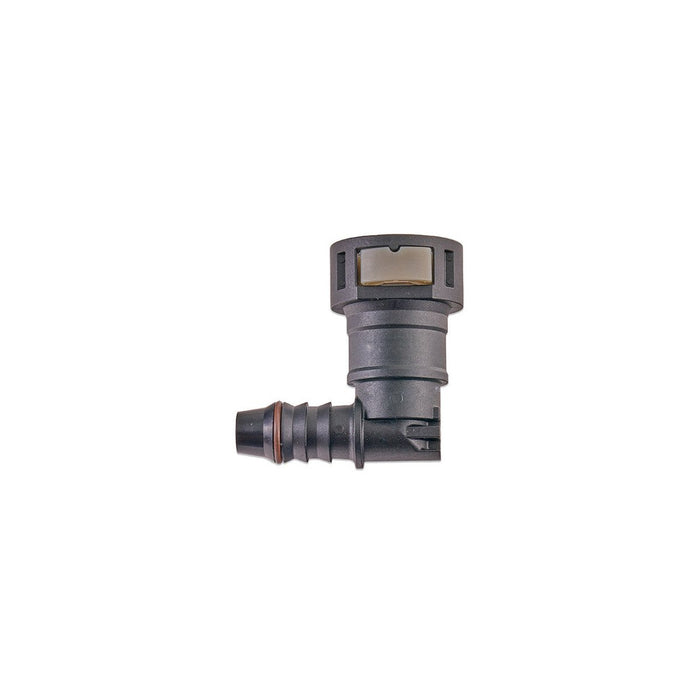 IAG 1/2" SAE Quick Connect Female to 11mm Hose Barb Right Angled (90 degrees) - RPL-FIT-05830 - Subimods.com