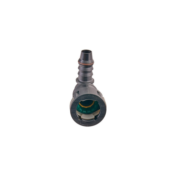 IAG 1/2" SAE Quick Connect Female to 11mm Hose Barb Right Angled (90 degrees) - RPL-FIT-05830 - Subimods.com