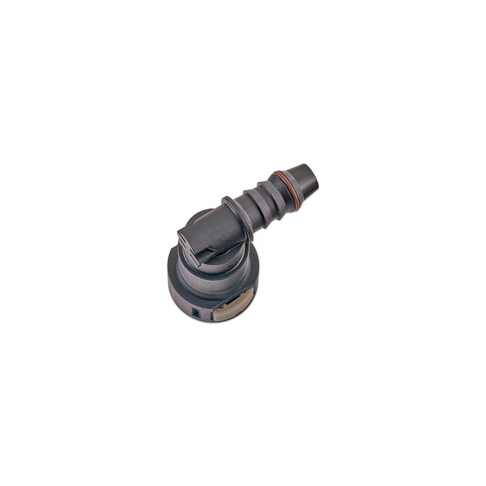 IAG 1/2" SAE Quick Connect Female to 11mm Hose Barb Right Angled (90 degrees) - RPL-FIT-05830 - Subimods.com
