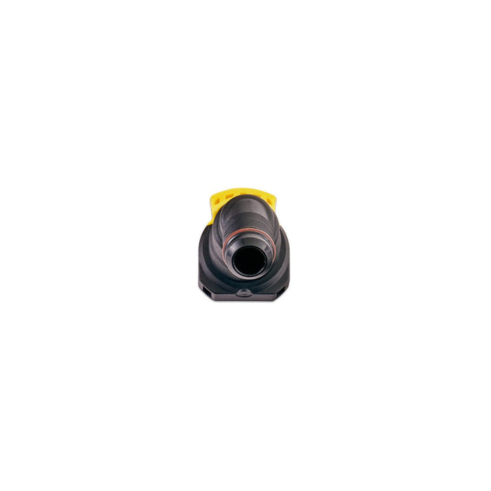 IAG 1/2" SAE Quick Connect Female to 1/2" Hose Barb Angled (135 / 45 degrees) - RPL-FIT-05826 - Subimods.com