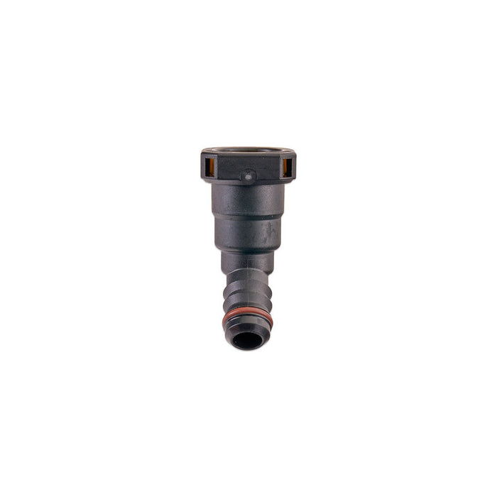 IAG 1/2" SAE Quick Connect Female to 1/2" Hose Barb Angled (135 / 45 degrees) - RPL-FIT-05826 - Subimods.com