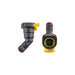 IAG 1/2" SAE Quick Connect Female to 1/2" Hose Barb Angled (135 / 45 degrees) - RPL-FIT-05826 - Subimods.com
