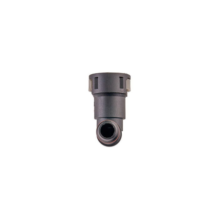 IAG 1/2" SAE Quick Connect Female to 1/2" Hose Barb Right Angled (90 degrees) - RPL-FIT-05825 - Subimods.com