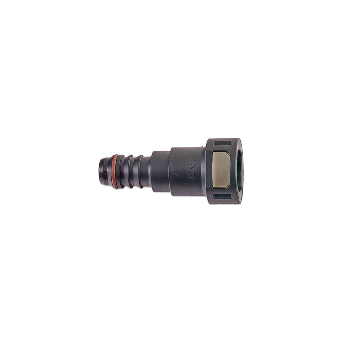 IAG 1/2" SAE Quick Connect Female to 1/2" Hose Barb Straight (180 / 0 degrees) - RPL-FIT-05820 - Subimods.com