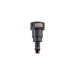 IAG 1/2" SAE Quick Connect Female to 3/8" Hose Barb Straight (180 / 0 degrees) - RPL-FIT-05829 - Subimods.com