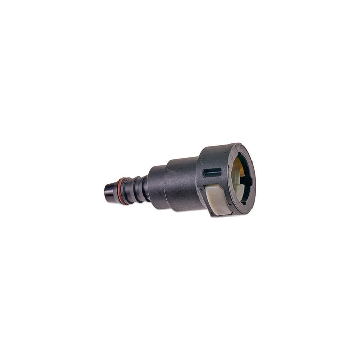 IAG 1/2" SAE Quick Connect Female to 3/8" Hose Barb Straight (180 / 0 degrees) - RPL-FIT-05829 - Subimods.com