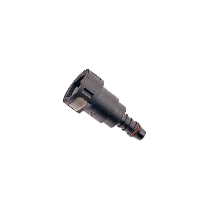 IAG 1/2" SAE Quick Connect Female to 3/8" Hose Barb Straight (180 / 0 degrees) - RPL-FIT-05829 - Subimods.com