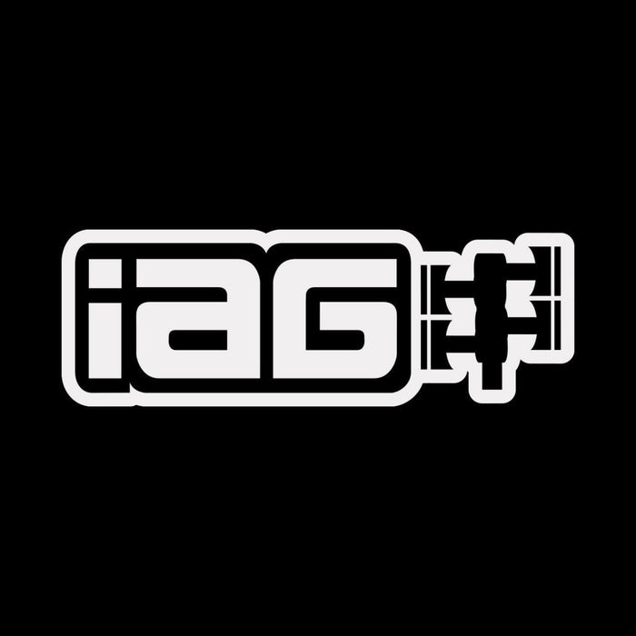 IAG 20" Die Cut Sticker - IAG-AWS-1220GBK - Subimods.com