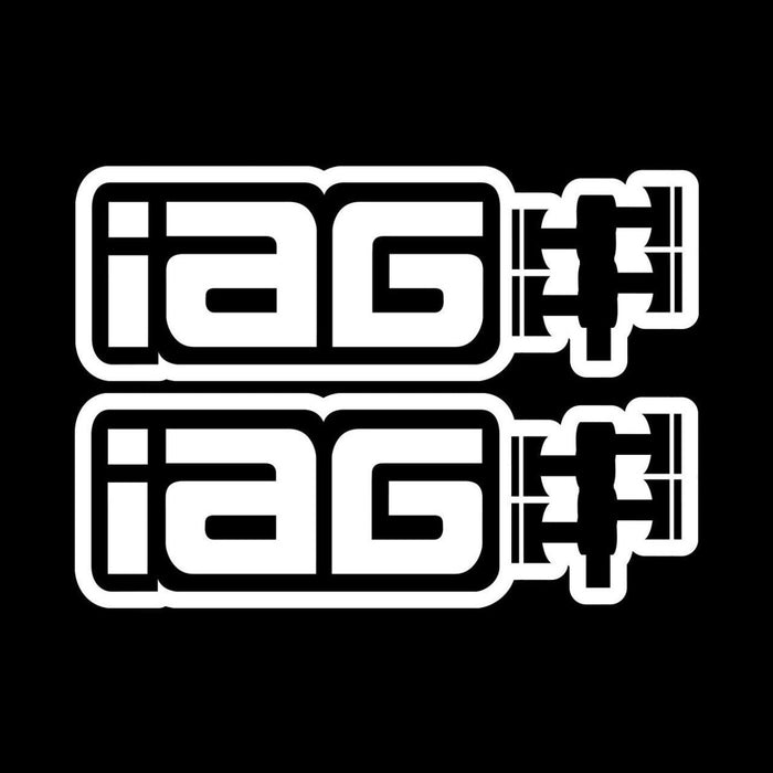 IAG 20" Die Cut Stickers - IAG-AWS-1220GBK-PR - Subimods.com