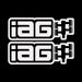 IAG 20" Die Cut Stickers - IAG-AWS-1220GBK-PR - Subimods.com