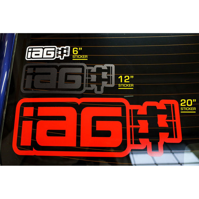 IAG 20" Die Cut Stickers - IAG-AWS-1220GBK-PR - Subimods.com
