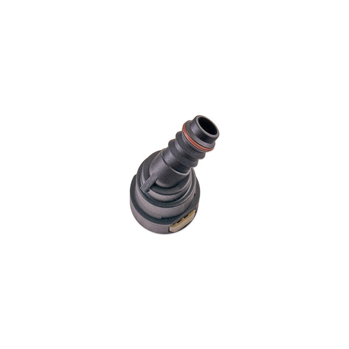 IAG 5/8" SAE Quick Connect Female to 1/2" Hose Barb Angled (135° / 45°) - RPL-FIT-05823 - Subimods.com
