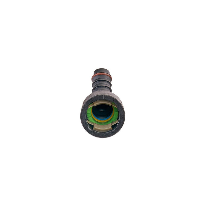 IAG 5/8" SAE Quick Connect Female to 1/2" Hose Barb Angled (135° / 45°) - RPL-FIT-05823 - Subimods.com