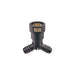 IAG 5/8" SAE Quick Connect Female to 2 x 1/2" Hose Barb Y Fitting - RPL-FIT-05824 - Subimods.com