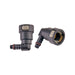 IAG 5/8" SAE Quick Connect Female to 3/8" Hose Barb 90 Degree Fitting - RPL-FIT-05812 - Subimods.com