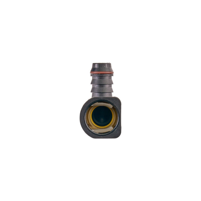 IAG 5/8" SAE Quick Connect Female to 5/8" Hose Barb Right Angled (90°) - RPL-FIT-05801 - Subimods.com