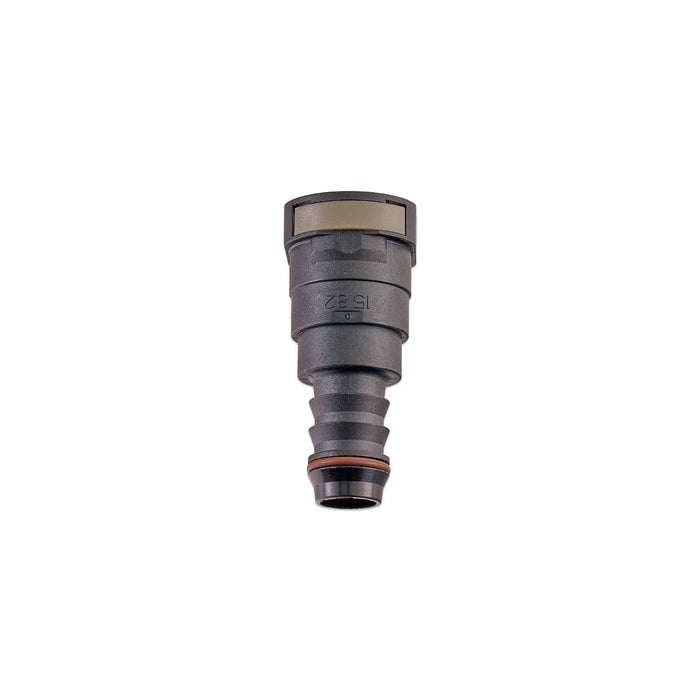 IAG 5/8" SAE Quick Connect Female to 5/8" Hose Barb Straight (180 / 0 degrees) - RPL-FIT-05802 - Subimods.com