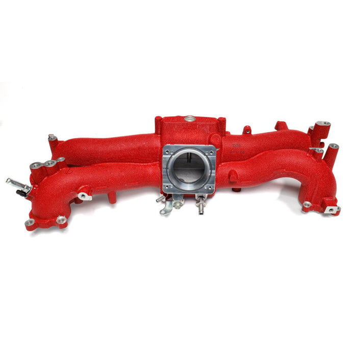 IAG Big Bore 76mm Throttle Body Adapter 2004–2021 STI / 2006–2007 WRX / 2004–2008 Forester XT w/ OEM STI / Cosworth / AMS Intake Manifolds - IAG-AFD-2020BK - Subimods.com