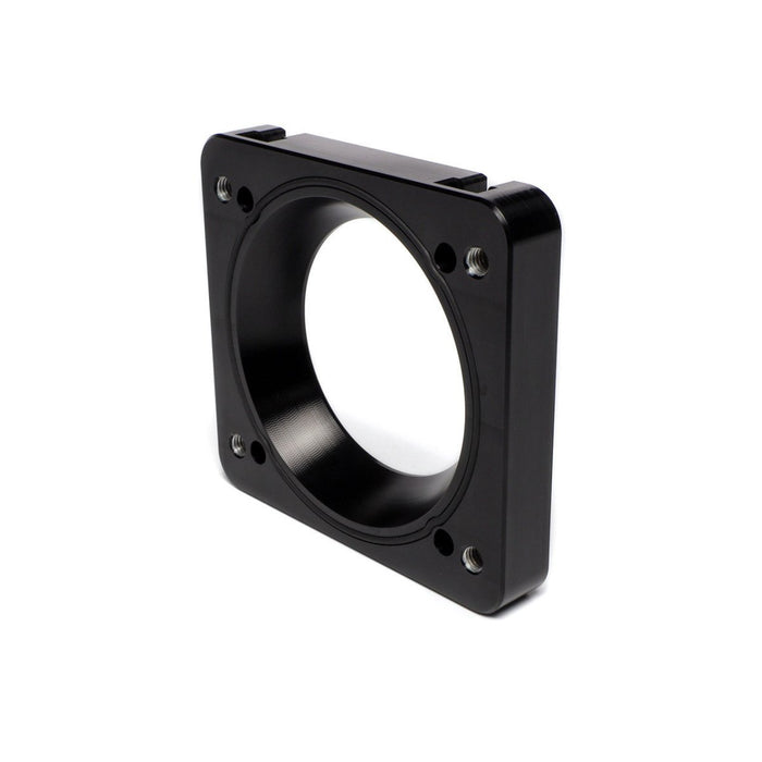 IAG Big Bore 76mm Throttle Body Adapter 2004–2021 STI / 2006–2007 WRX / 2004–2008 Forester XT w/ OEM STI / Cosworth / AMS Intake Manifolds - IAG-AFD-2020BK - Subimods.com