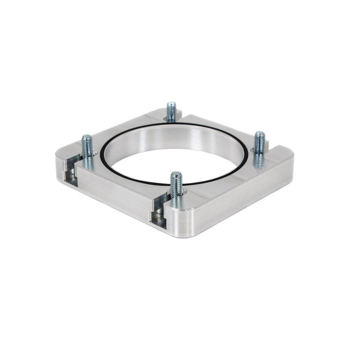 IAG Big Bore 76mm Throttle Body Adapter 2004–2021 STI / 2006–2007 WRX / 2004–2008 Forester XT w/ STI / Process West / Corsa Veloce Intake Manifolds - IAG-AFD-2021BK - Subimods.com