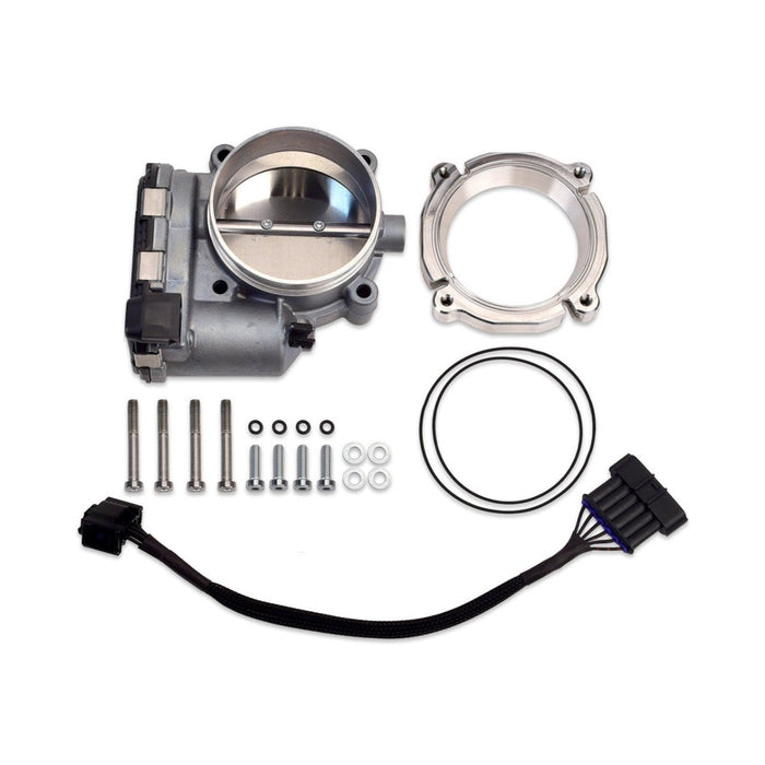 IAG Bosch 82mm Throttle Body & Adapter Package 2004–2021 STI / 2006–2007 WRX / 2004–2008 Forester XT w/ STI / Process West Intake Manifolds - IAG-AFD-2025BK - Subimods.com