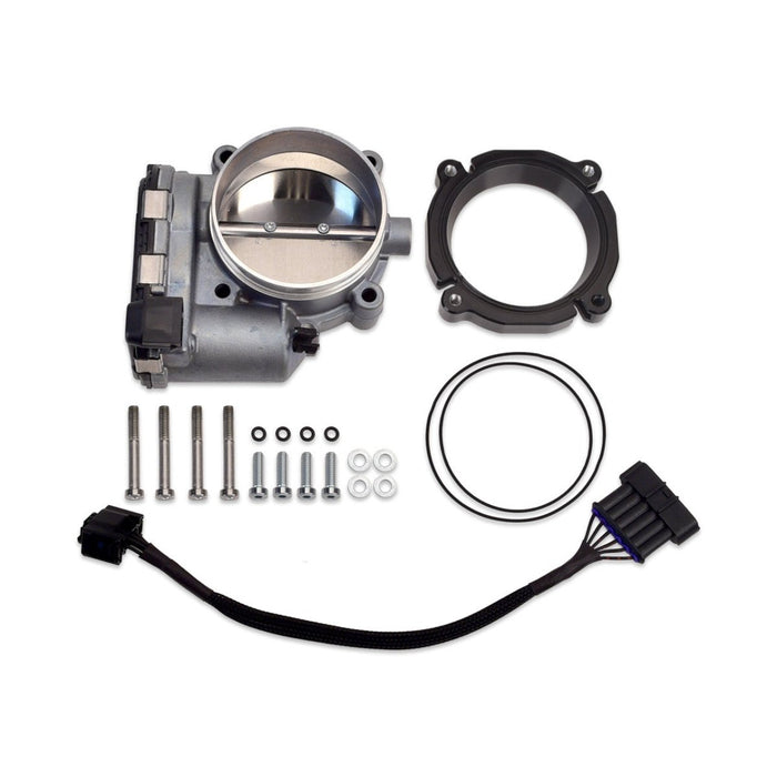 IAG Bosch 82mm Throttle Body & Adapter Package 2004–2021 STI / 2006–2007 WRX / 2004–2008 Forester XT w/ STI / Process West Intake Manifolds - IAG-AFD-2025BK - Subimods.com