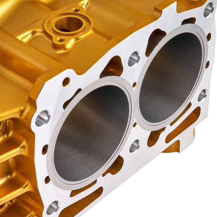 IAG / Crest CNC Billet Aluminum Case Halves 2006-2014 WRX / 2004-2021 STI / 2004-2013 Forester XT / 2005-2012 Legacy GT - IAG-ENG-CX25 - Subimods.com