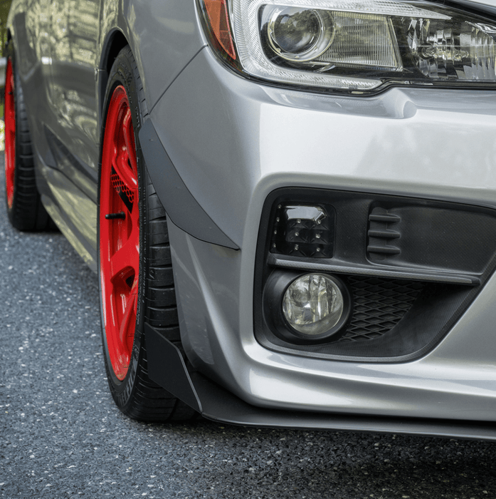 IAG Front Splitter w/ Bent Endplate Winglets 2015 - 2021 WRX / 2015 - 2021 STI - IAG-BDY-5341MBK - Subimods.com