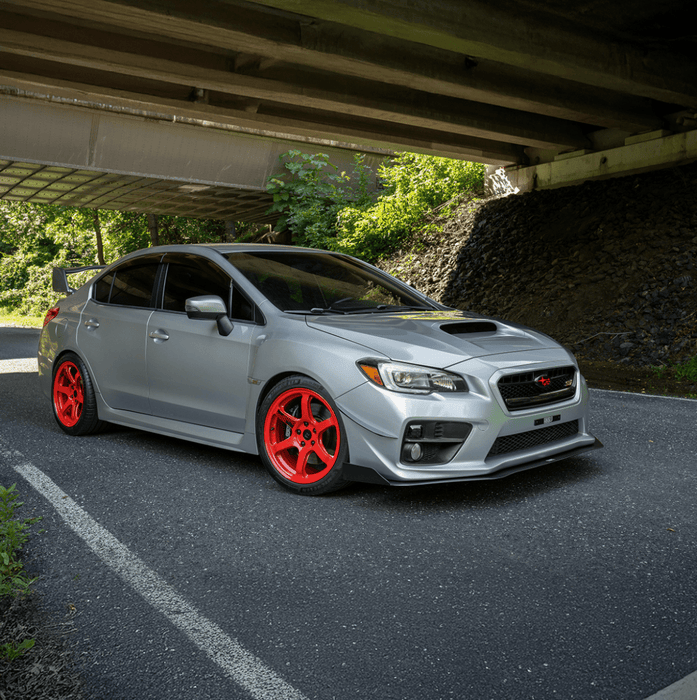 IAG Front Splitter w/ Bent Endplate Winglets 2015 - 2021 WRX / 2015 - 2021 STI - IAG-BDY-5341MBK - Subimods.com