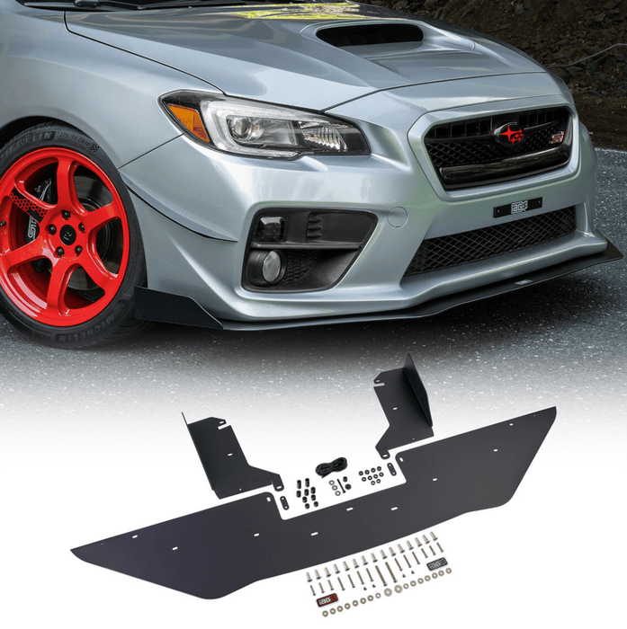 IAG Front Splitter w/ Bent Endplate Winglets 2015 - 2021 WRX / 2015 - 2021 STI - IAG-BDY-5341MBK - Subimods.com