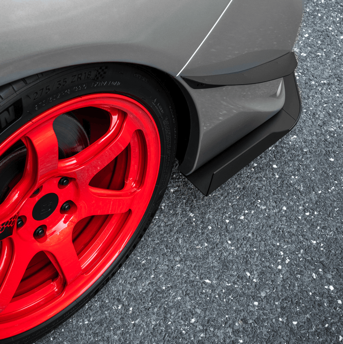 IAG Front Splitter w/ Bent Endplate Winglets 2015 - 2021 WRX / 2015 - 2021 STI - IAG-BDY-5341MBK - Subimods.com